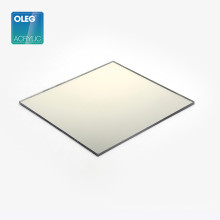 OLEG Factory Wholesale Gold Plastic Rigid Acrylic Mirror Sheet